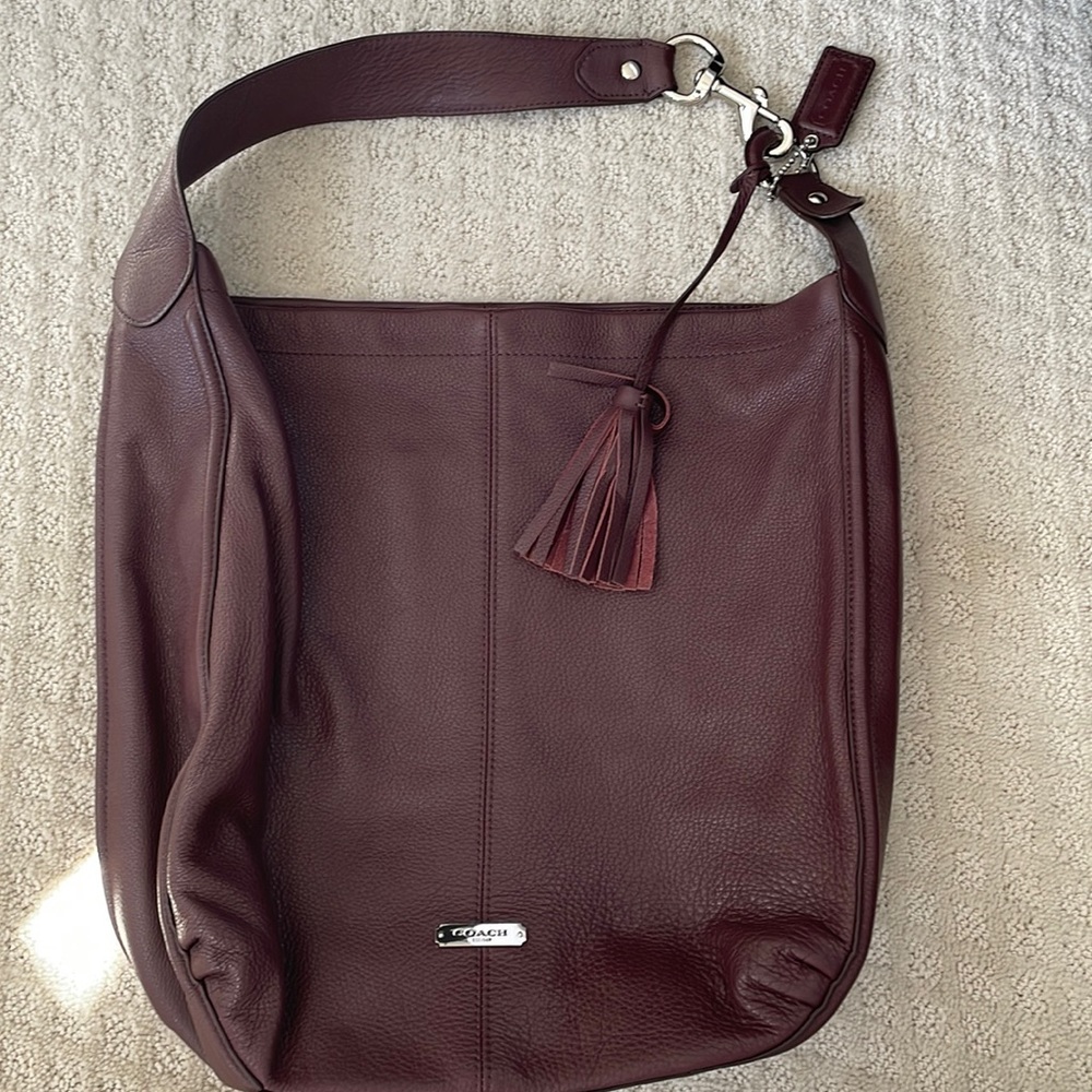 Coach leather bag
